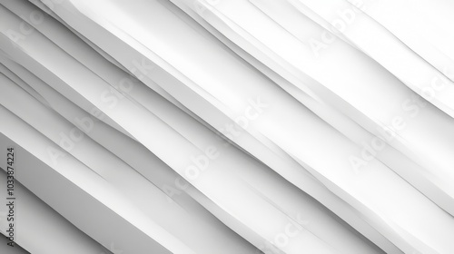 Layered white paper forms a textured surface with gentle folds and shadows, creating a clean and artistic backdrop for creative projects and design work.