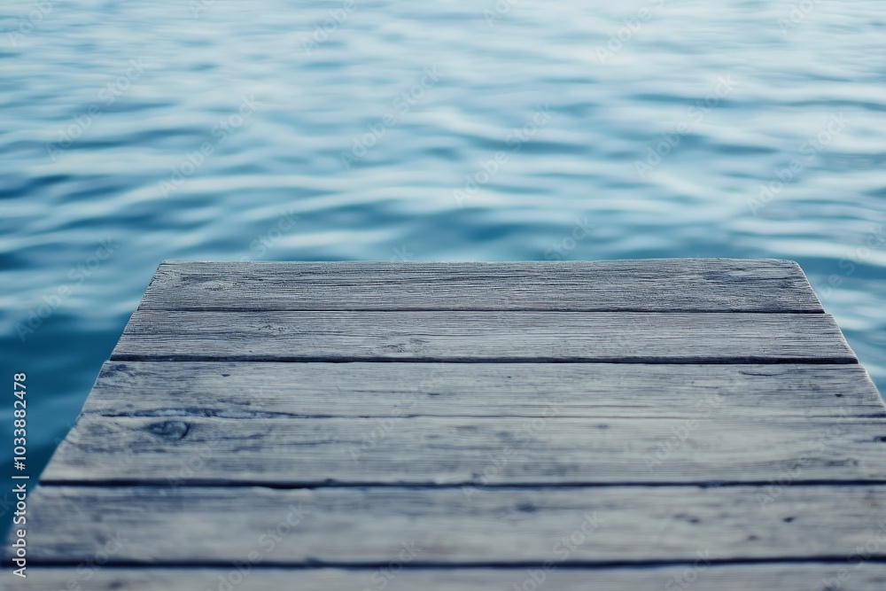 A sturdy wooden dock stretches into still, blue waters under a serene sky, inviting solitude and reflection, hinting at adventure and tranquility by the lakeside. A sturdy wooden dock stretches into still, blue waters under a serene sky, inviting solitude and reflection, hinting at adventure and tranquility by the lakeside.