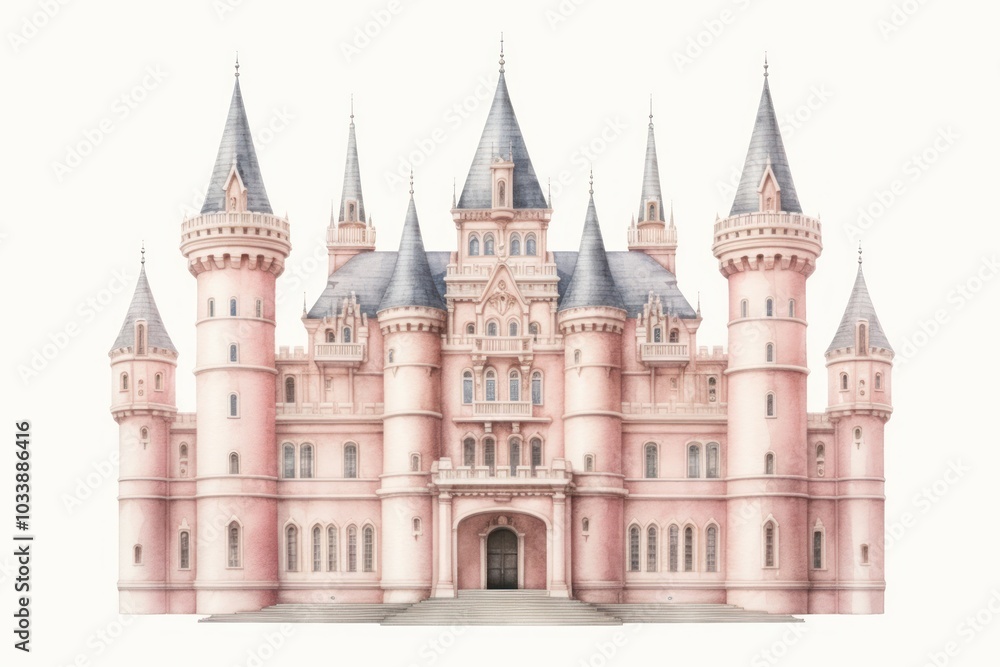 Castle architecture building tower. Castle architecture building tower.