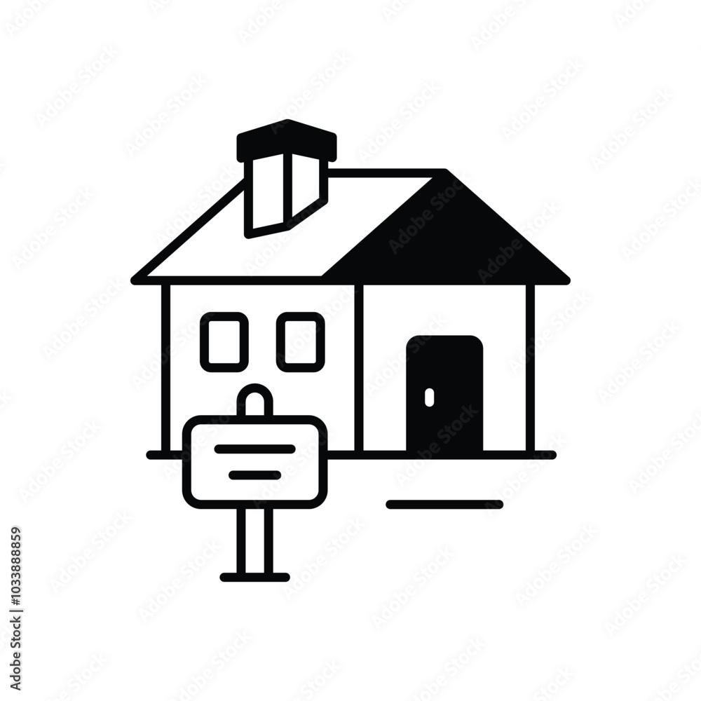 For Sale Sign vector icon stock illustration For Sale Sign vector icon stock illustration