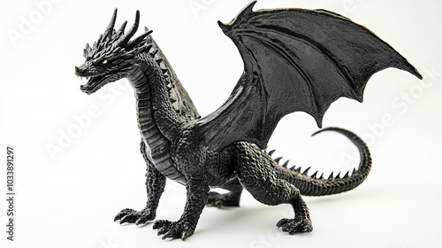 dragon on white background