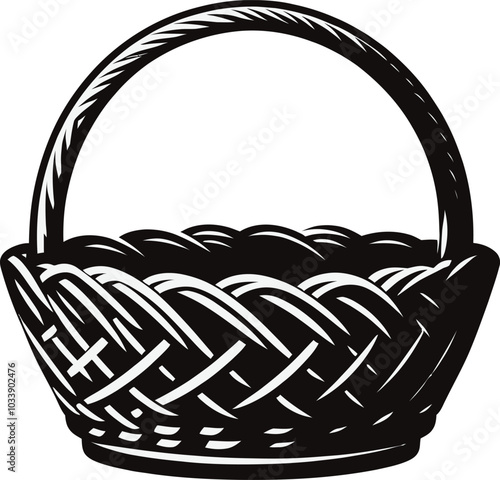 basket vector illustration