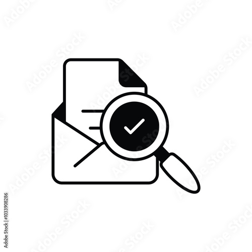 Email Lookup vector icon