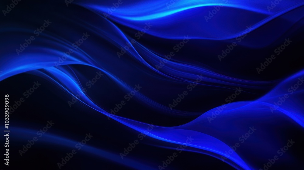 Abstract Blue Swirls Background Abstract Blue Swirls Background
