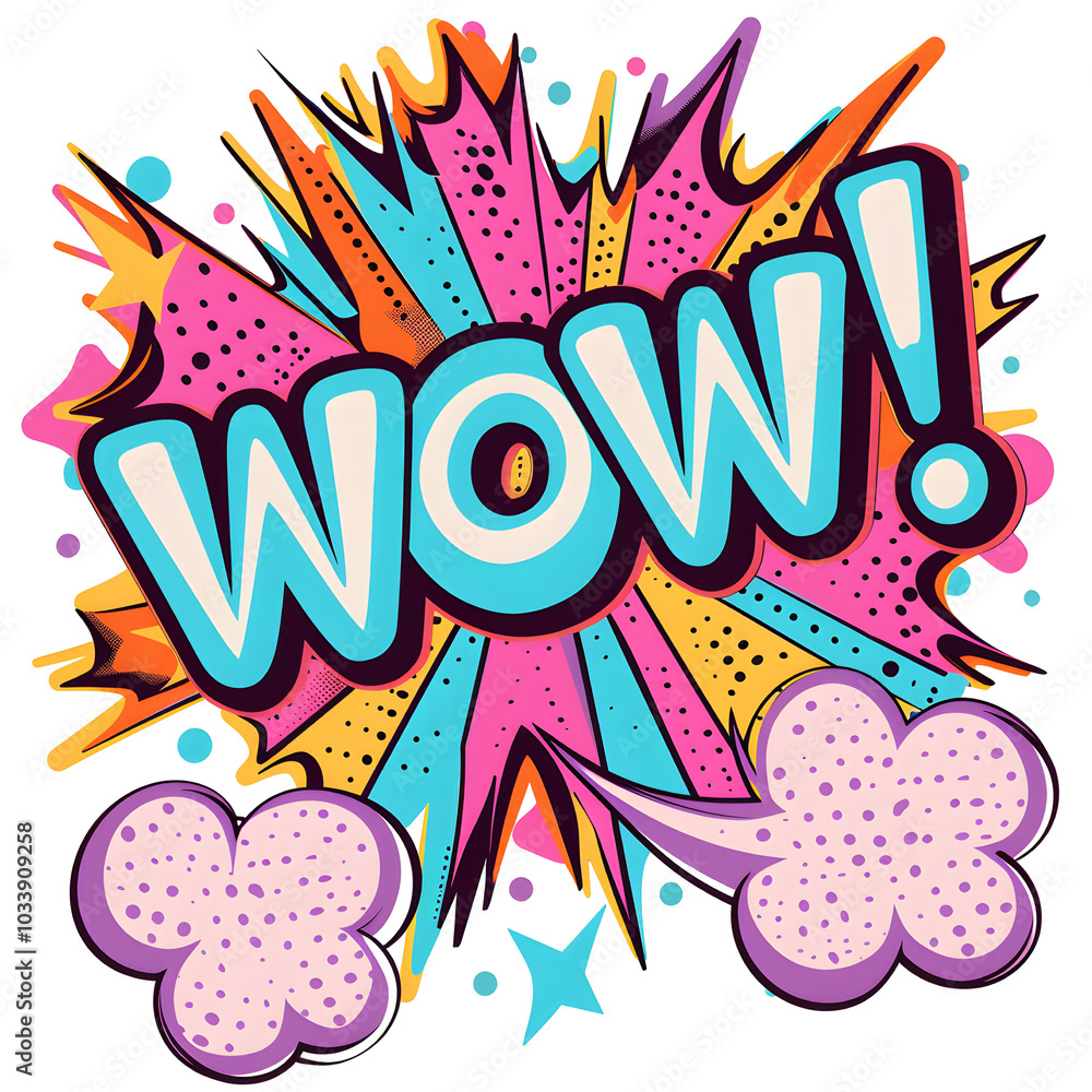 Comic speech bubble with expression text WOW, comic bomb boom elements, Comic text sound effects Comic speech bubble with expression text WOW, comic bomb boom elements, Comic text sound effects