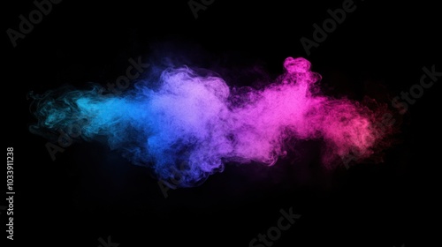 Abstract Colorful Smoke