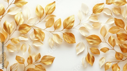 Golden Leaf Arrangement