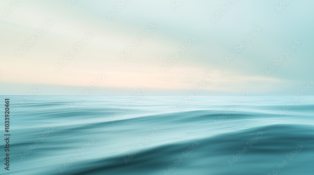 Fototapeta premium waves and gentle ripples reminiscent of a calm sea