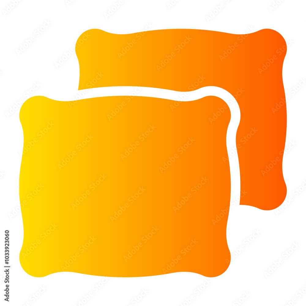 pillow gradient icon pillow gradient icon