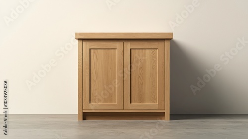 Shaker cabinet isolated