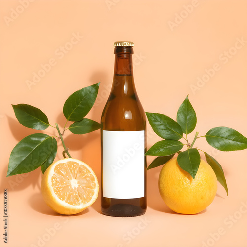 bottle of orange juice
