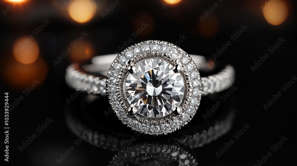 Elegant Diamond Engagement Ring Elegant Diamond Engagement Ring