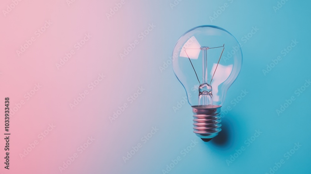 Illuminating Innovation - Modern Lightbulb Concept in Minimalistic Social Media Background Illuminating Innovation - Modern Lightbulb Concept in Minimalistic Social Media Background