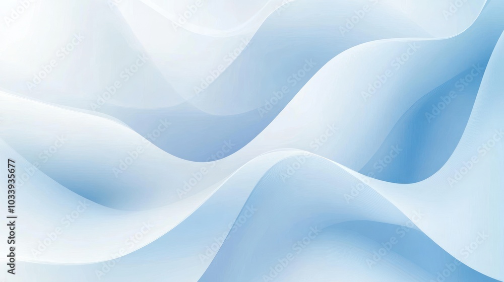Abstract Blue Waves Background Abstract Blue Waves Background