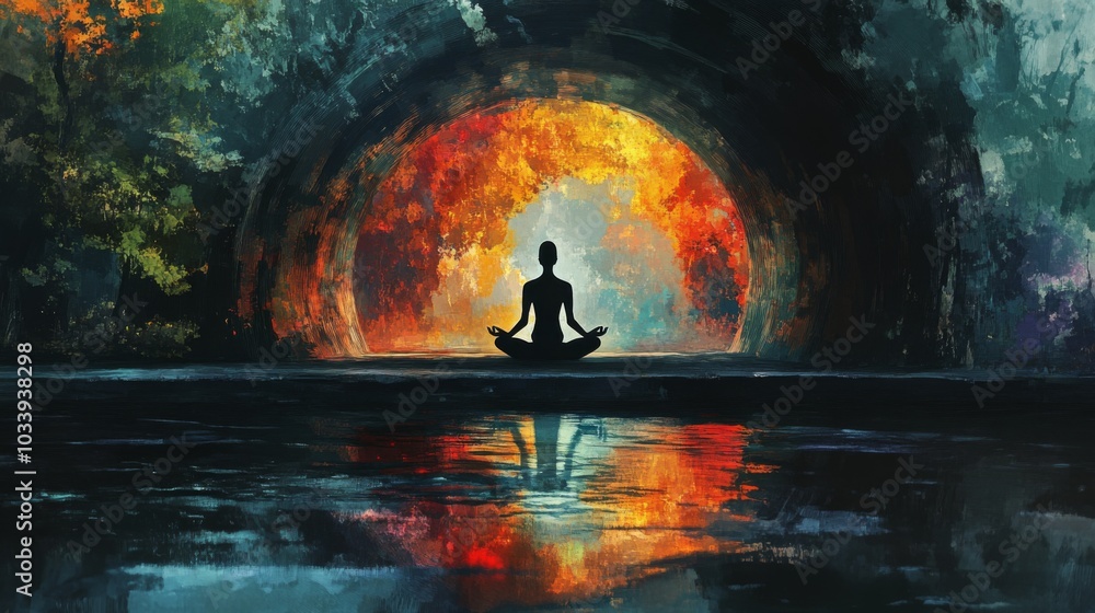 Serene Meditation in Nature Serene Meditation in Nature