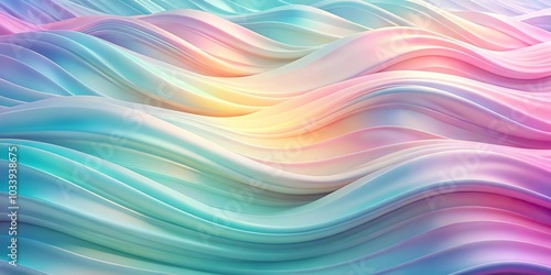 Abstract pastel wave background with soft textures