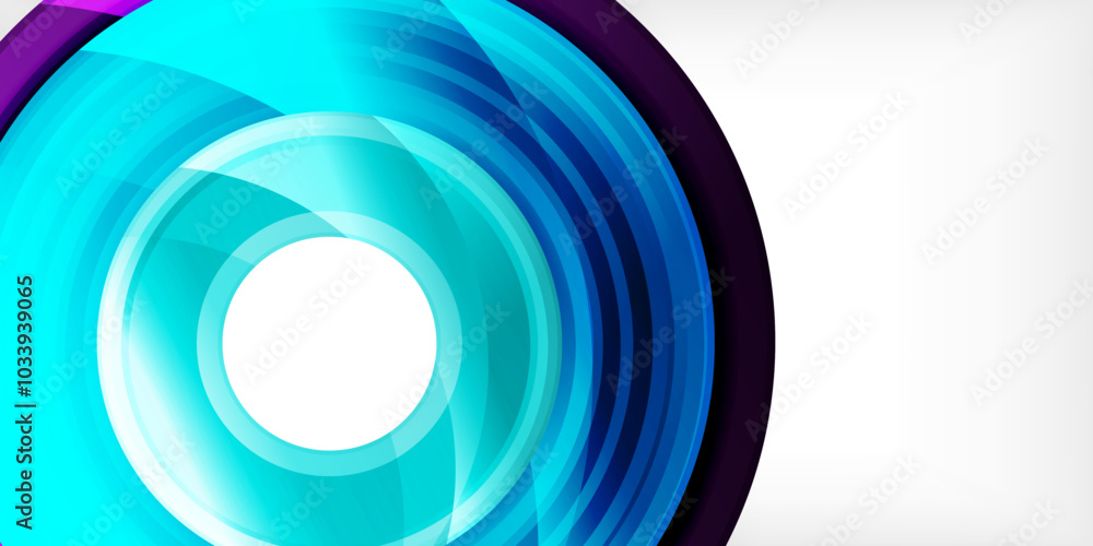 Bright colorful circles with light effects. Abstract background Bright colorful circles with light effects. Abstract background