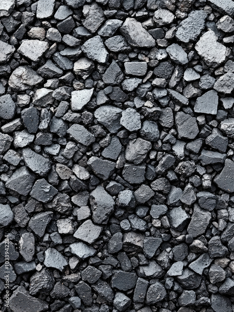 Black gravel texture, perfect for construction and industrial backgrounds. Black gravel texture, perfect for construction and industrial backgrounds.