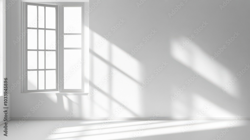 Obraz premium Bright Minimalist Interior with Natural Light