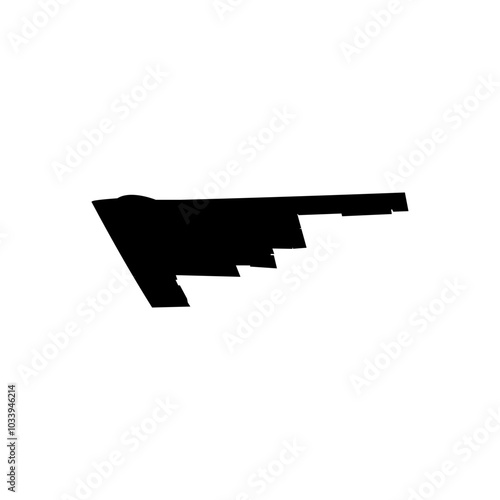 Silhouette of the Jet Fighter, Fighter Aircraft, are military aircraft designed primarily for air-to-air combat. Vector Illustration