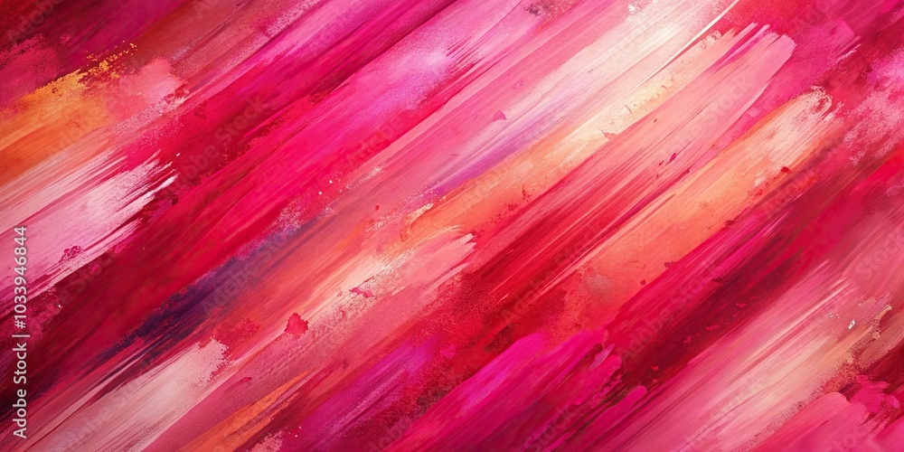 Abstract pink and red background with a tilted angle brush stroke design Abstract pink and red background with a tilted angle brush stroke design