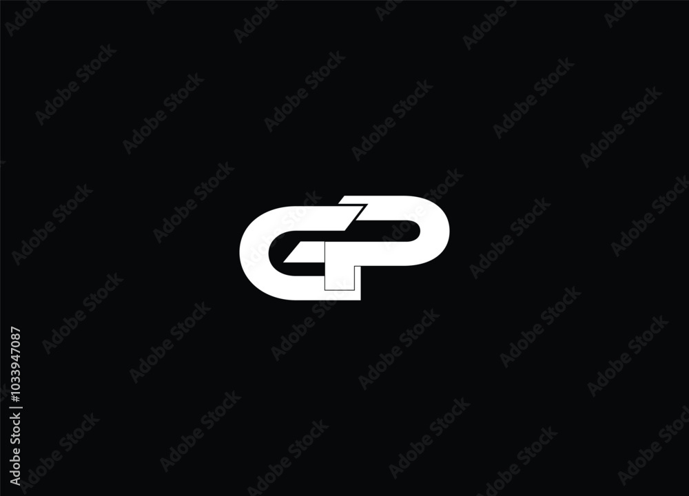 GP letter initial logo design and monogram logo GP letter initial logo design and monogram logo