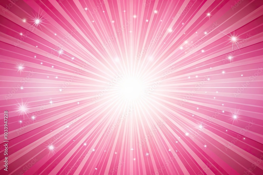 Abstract pink and white background with minimalist starburst design Abstract pink and white background with minimalist starburst design