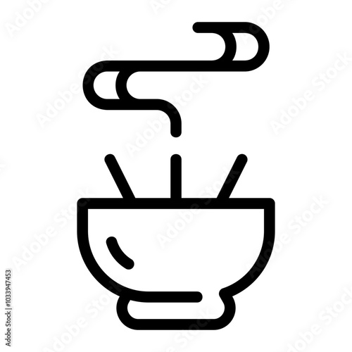 aromatherapy line icon