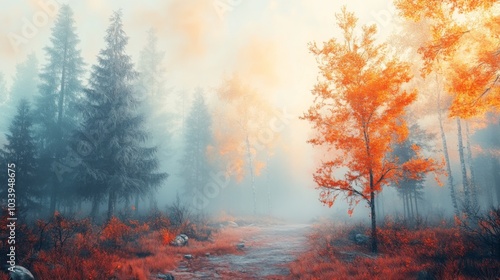 Enchanted Autumn Forest