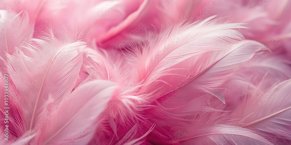 Abstract pink feather background created with close-up Abstract pink feather background created with close-up