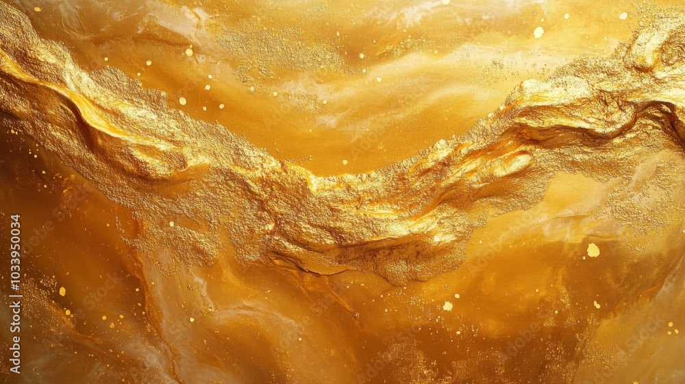Golden Abstract Texture Golden Abstract Texture