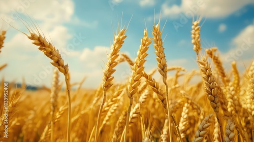 Beautiful Wheat Field, Generative AI