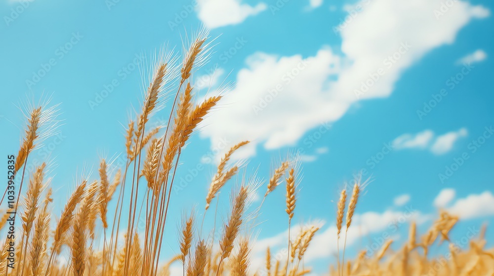 Beautiful Wheat Field, Generative AI Beautiful Wheat Field, Generative AI