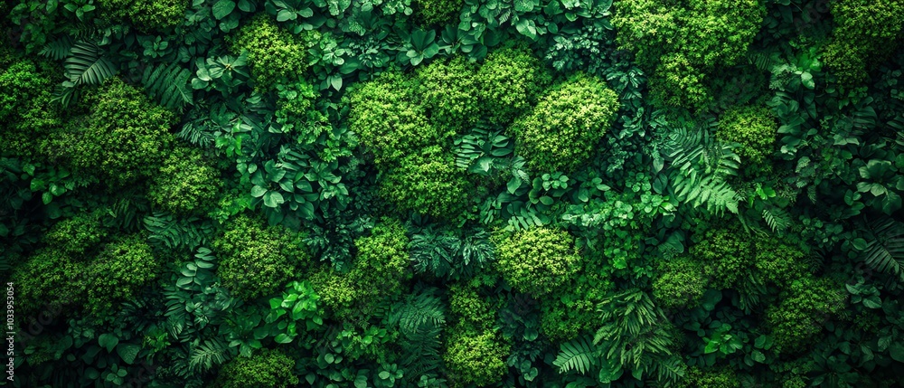 Aerial perspective of a dense green mosscovered forest floor, highlighting intricate textures and shades of green, perfect for natureinspired backgrounds Aerial perspective of a dense green mosscovered forest floor, highlighting intricate textures and shades of green, perfect for natureinspired backgrounds