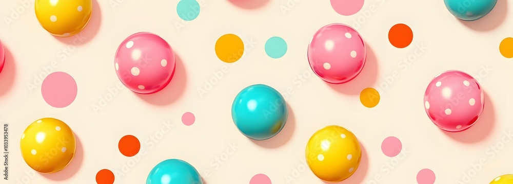 80. A bright and cheerful polka dot background, inviting playfulness 80. A bright and cheerful polka dot background, inviting playfulness