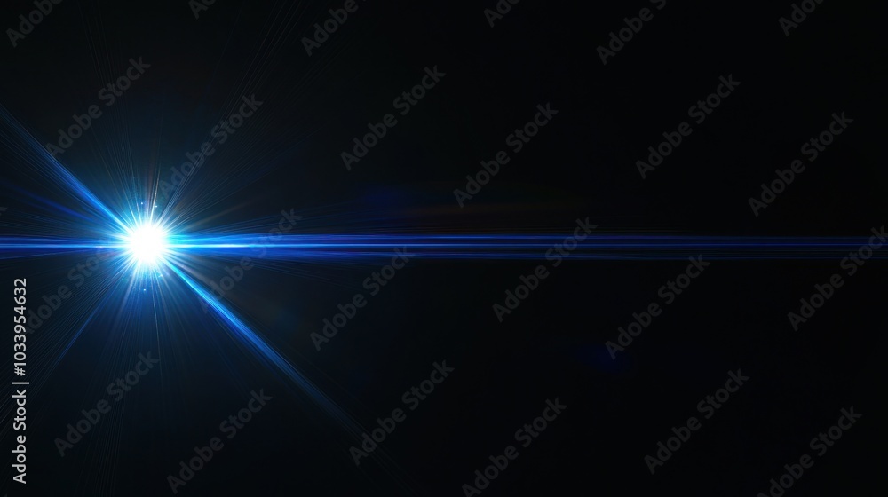 Blue Light Flare Blue Light Flare