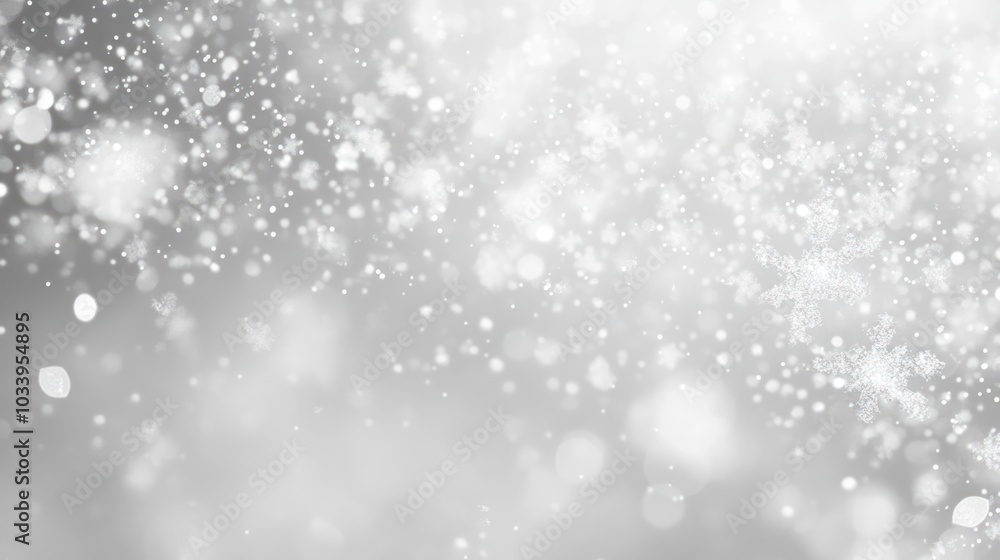Abstract Snowfall Abstract Snowfall