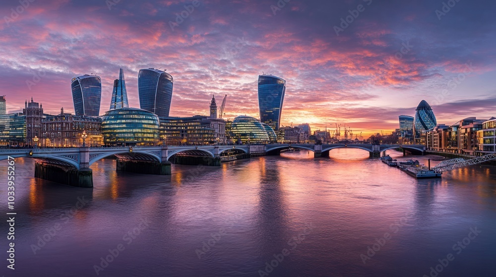 breathtaking panoramic shot of the River Thames as it flows through London, breathtaking panoramic shot of the River Thames as it flows through London,