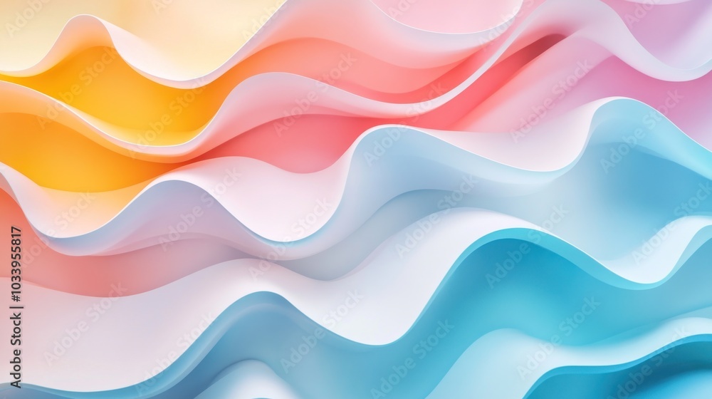 Abstract Colorful Waves Abstract Colorful Waves
