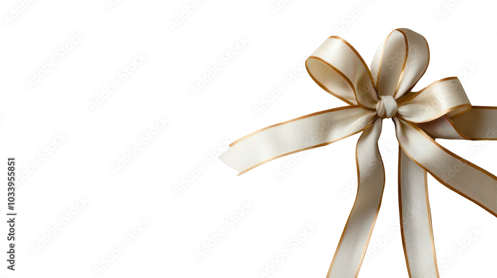 Elegant satin ribbon bow with long tails, perfect for gift wrapping or decoration, adding touch of sophistication to any occasion Elegant satin ribbon bow with long tails, perfect for gift wrapping or decoration, adding touch of sophistication to any occasion