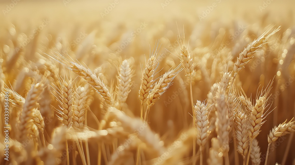 Beautiful Wheat Field, Generative AI Beautiful Wheat Field, Generative AI