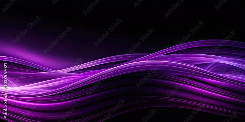 Abstract purple and black wave background Long Shot Abstract purple and black wave background Long Shot