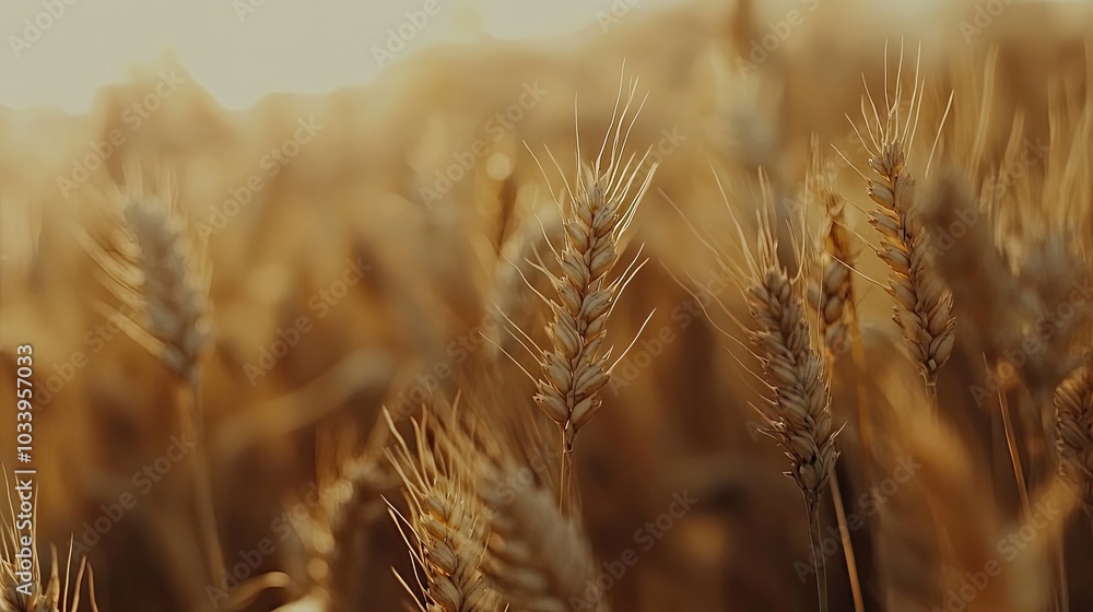 Beautiful Wheat Field, Generative AI Beautiful Wheat Field, Generative AI