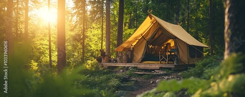 Glamping Tent in Scenic For...