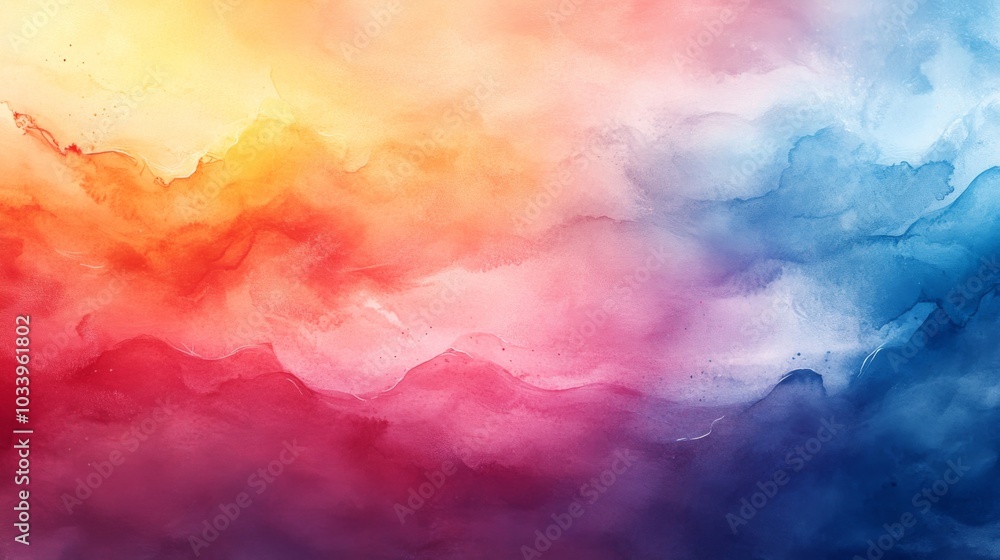 Vibrant Abstract Watercolor Background Vibrant Abstract Watercolor Background