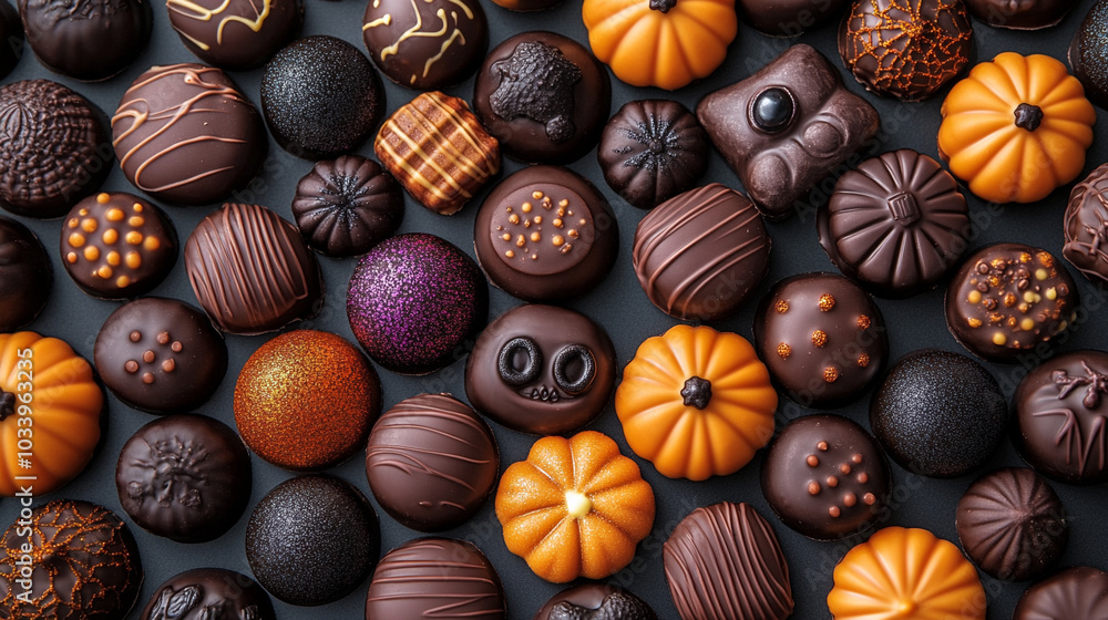 Large set of chocolates Large set of chocolates