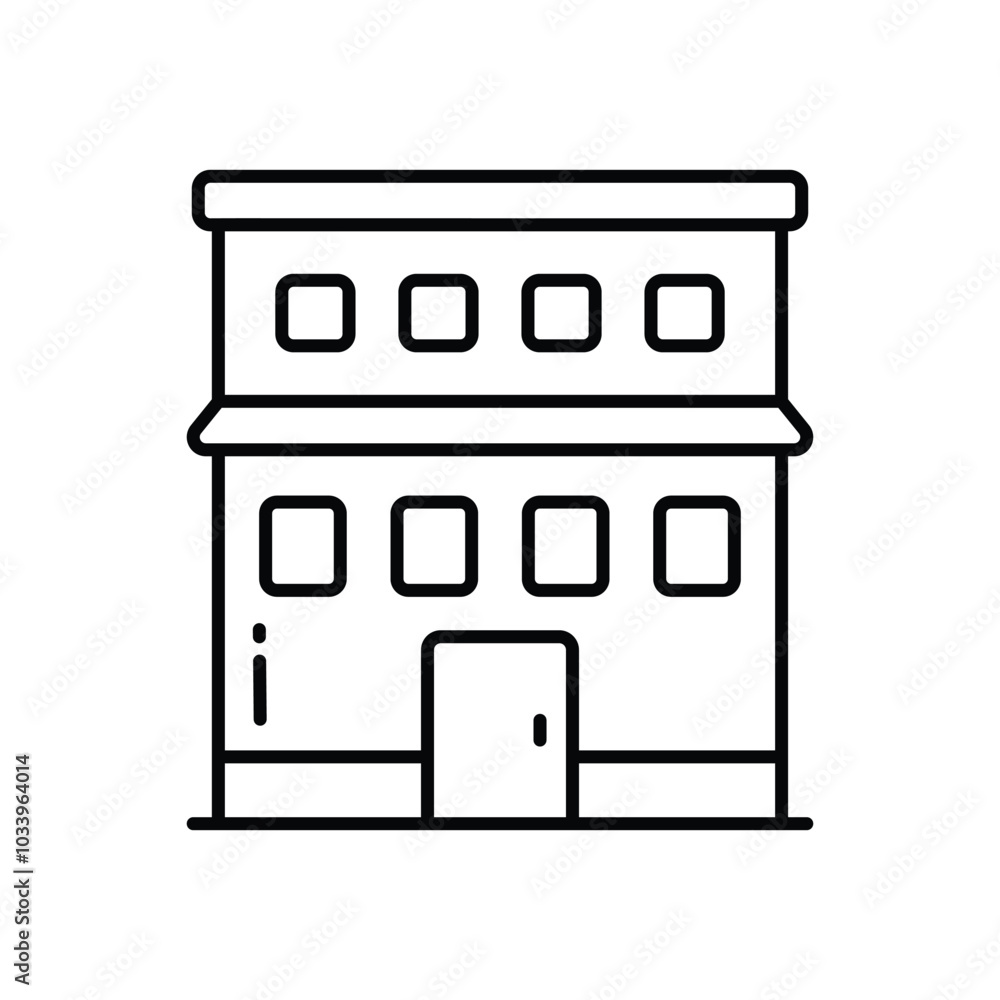 Apartment vector icon stock illustration Apartment vector icon stock illustration