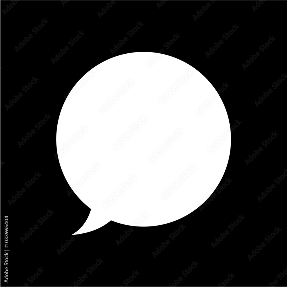 Speech bubble icon. Vector image Speech bubble icon. Vector image