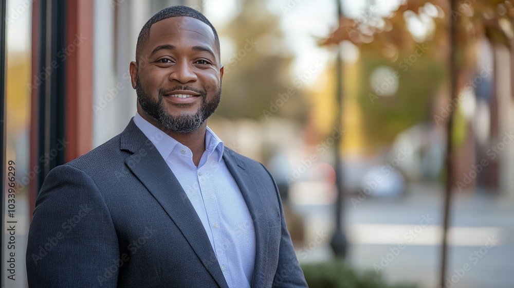 A minority entrepreneur leading a community initiative, emphasizing social responsibility and business success A minority entrepreneur leading a community initiative, emphasizing social responsibility and business success