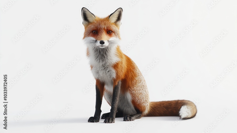 Obraz premium Red Fox Portrait